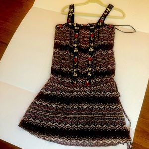 MM couture size medium dress with embellishments on straps